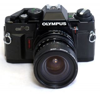 Olympus Ompc Vintage 35mm Slr Film Camera Rexatar 28 - 50mm F3.  5 Zoom Lens
