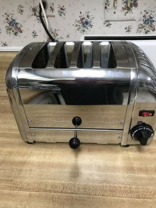 Dualit Classic 4 Slice Toaster,  Made In England,  Vintage Retro Design 4br/11ea86