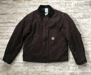 Carhartt Jacket Size M Vintage Retro Duck Cloth Workwear Heavy