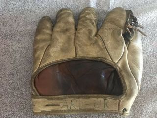 Vintage Simmons Hardware Baseball Glove With Box 4