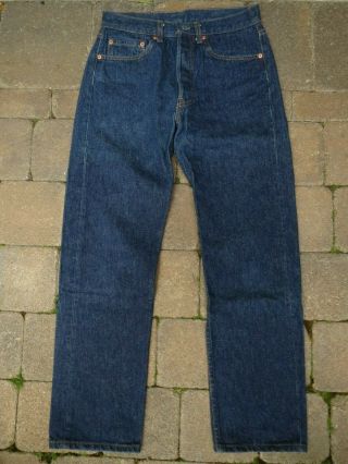 Vtg 90 ' s Levi ' s 501 Jeans Shrink to Fit Made in USA 31 x 32 5