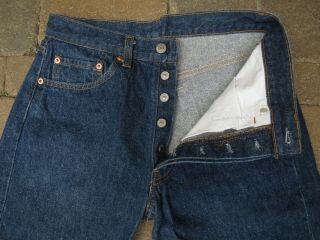 Vtg 90 ' s Levi ' s 501 Jeans Shrink to Fit Made in USA 31 x 32 7