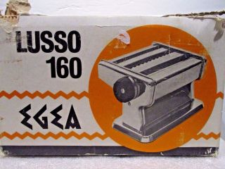 Egea Milano 7 Lusso 160 Vintage Pasta Maker / Instructions Italy 1975