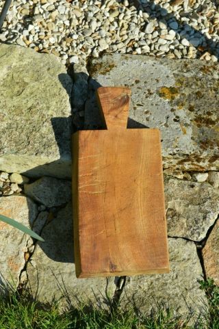 French Vintage Bread Or Chopping Board Heavy And Rustic Solid Hardwood