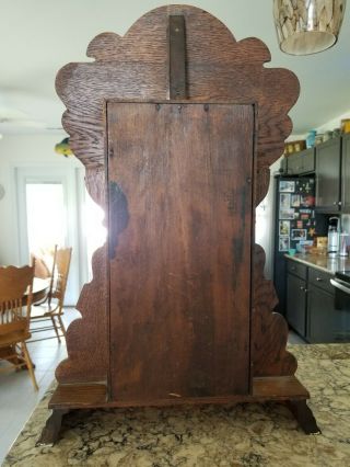 SESSIONS GINGERBREAD VINTAGE KITCHEN MANTLE CLOCK WITH KEY 1900 ' s 6