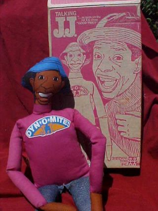 Vintage Retro Talking J J Walker Shindana Toys 1975 W Box Good Times Dyn O Mite