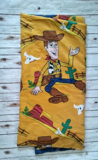 Vintage 90’s Disney Toy Story Comforter Bedding Reversible Full Size Woody Buzz