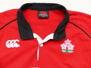 VINTAGE RUGBY SHIRT CANTERBURY JAPAN HOME 2006 - 07 JERSEY SIZE: XL (X - LARGE) 3