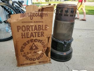Vintage Perfection Kerosene Heater All And Paperwork