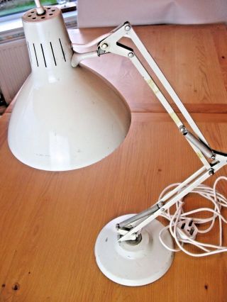 Old vintage Office Workshop or Home use 1001 angle poise lamp made in Norway 4