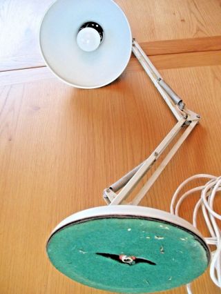 Old vintage Office Workshop or Home use 1001 angle poise lamp made in Norway 5