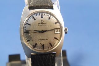 Vintage Certina Waterking 210 automatic,  cal - 25 - 651,  for restoration. 3