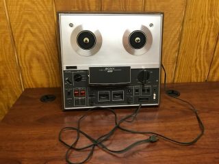 Vintage Sony Three Head Stereo Tapecorder Reel To Reel Tc - 366 Solid State