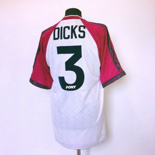 DICKS 3 West Ham United Pony Vintage Third 3rd Football Shirt (M) 1994/96 7