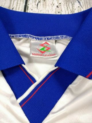 Hartlepool United 1997/98 Away Football Shirt Match Worn 7 Sleeve Patch Vintage 4