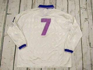 Hartlepool United 1997/98 Away Football Shirt Match Worn 7 Sleeve Patch Vintage 6