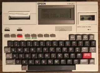 Vintage Epson HX20 Personal Computer Printer Micro Cassette Drive Cartridge Case 3