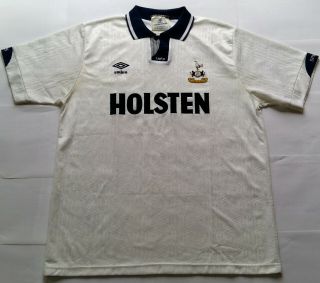 Tottenham Hotspur 1991 Holsten Vintage Umbro Shirt Jersey 1992 1993 1990s Spurs