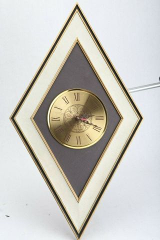 Rare Vintage Seth Thomas Wall Clock E640 Mcm Mid Century Modern