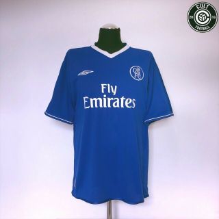 Frank LAMPARD 8 Chelsea Vintage Umbro Football Shirt Jersey (XL) 2003/05 2