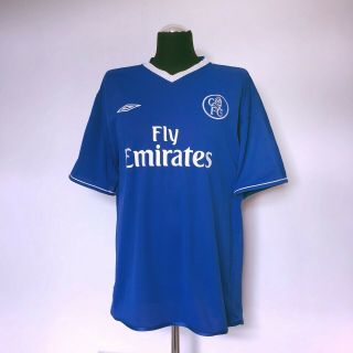 Frank LAMPARD 8 Chelsea Vintage Umbro Football Shirt Jersey (XL) 2003/05 4