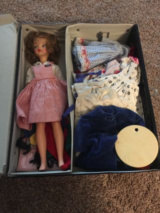 Vintage Tammy Doll - With Case & Clothes - Bs 12 3 - Ideal Toys