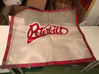 Vintage Peterbilt Quality Bug Screen - Approx.  36 " High X 42 " Wide