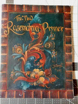 Rosemaling Primer Painting Pattern Book Jo Sonja Jansen - 1997 Vintage