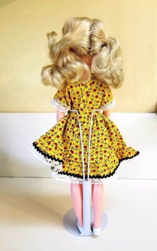 Vintage 1960 ' s Unique Calico Lassie Elly May Clampett Doll Tammy Clone 4