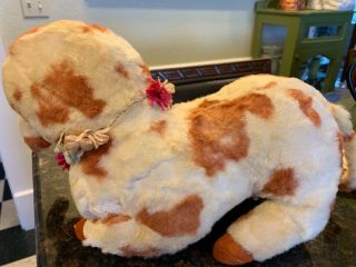 Vintage Rushton FARM Cow Rubber Face Plush RARE Stuffed Animal NO RESERVES ❤️❤️ 2