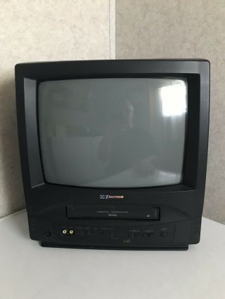 Emerson Ewc1301 Tv Vcr Vhs Combo Vintage 13 " Crt Tv Gaming Television