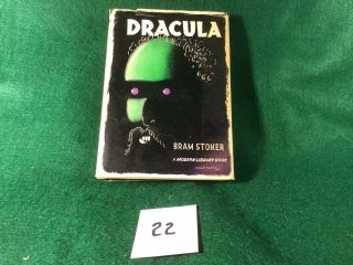 Vintage Dracula By Bram Stoker - A Modern Library Book