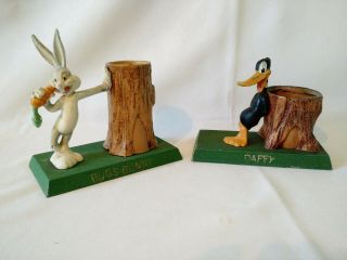 Vintage Bugs Bunny And Daffy Duck Still Bank 1930s Warner Bros.