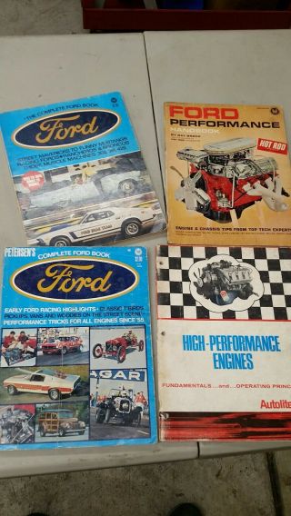 Vintage Ford Performance Books 427 289 390 Mustang Fairlane Galaxie