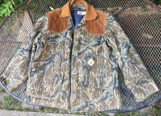 Vintage Carhartt Camo Hunting Jacket Union Made Men’s L Mossy Oak Camouflage