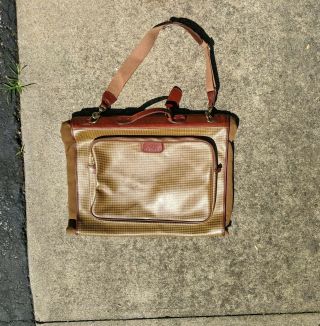 Vintage Rare Ghurka Marley Hodgson Houndstooth Garment Bag.
