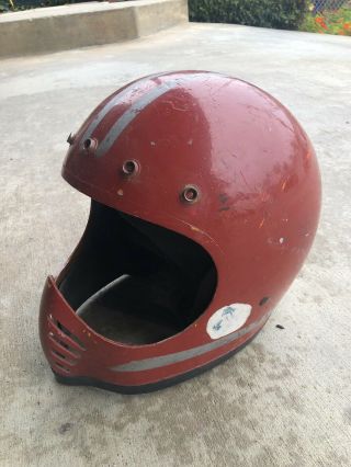 Vintage Bell Moto Star 3 Motorcycle Helmet