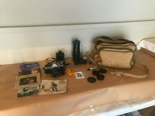 Vintage Canon Ae - 1 Program Camera With 50mm Lens,  Extra 