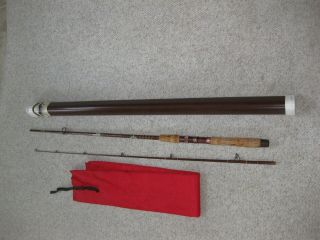 Vintage Fenwick Pls66 Spinning Rod With Tube And Sock