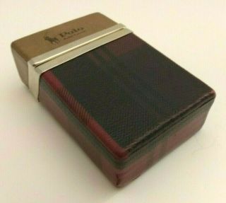 Vintage Polo Ralph Lauren Hard Cigarette Case,  Business Card Case
