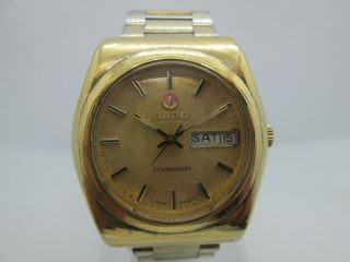 Vintage Rado Companion Daydate Goldplated Automatic Mens Watch