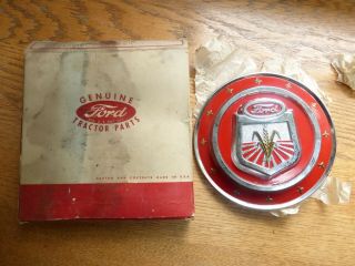Vintage Ford Tractor Hood Front Emblem Naa - 16600 - C Nos