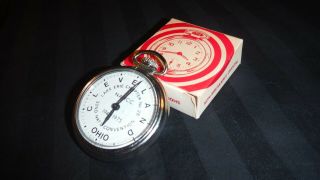 Vintage 1975 ✔N.  A.  W.  C.  C.  Pocket Watch Lake Erie Chapter No.  28 CLEVELAND OHIO 3