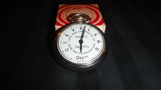 Vintage 1975 ✔N.  A.  W.  C.  C.  Pocket Watch Lake Erie Chapter No.  28 CLEVELAND OHIO 8