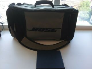 Vintage Bose Acoustic Wave Music System Carrying Case & Xtra Battery