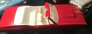 1968 Pontiac Gto Goat Vintage Model Kit Screw Bottom Red Color Built Orig