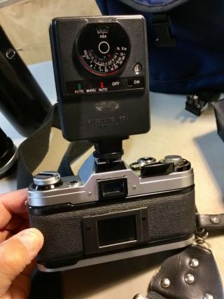 VTG Canon AE - 1 35mm SLR Camera w/ 50mm 1:1.  8 Lens,  Canon FD 200mm f/4 S.  S.  C. , 4