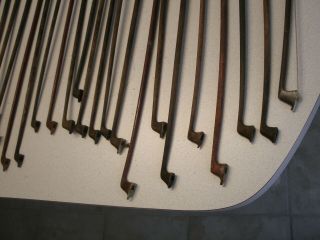 Vintage 50 Violin Bows.  74 Violin Frogs.  87 Violin Bow Screws. , .  Parts 8