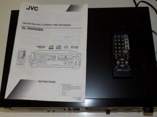 Vintage Jvc Cd/cdr Multiple Compact Disc Recorder Xl R5000bk