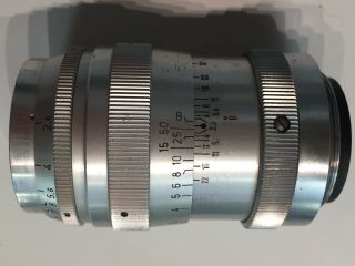 Vintage Steinheil Munchen Culminar Lens F/2.  8 8.  5cm Leica Screw Mount With Case